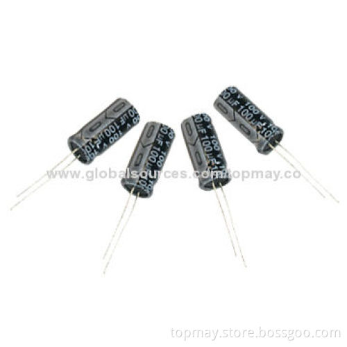 100V Aluminum Electrolytic Capacitors with -40 to 85 and -25 to 85°C Operating Temperatures